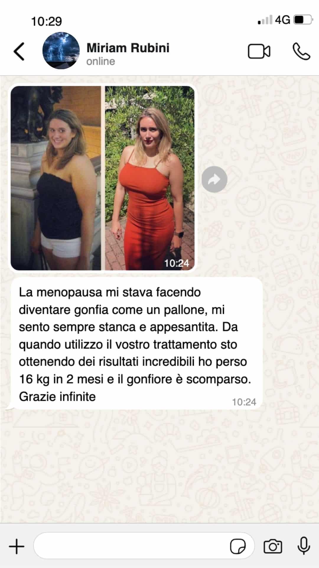 Donna felice dopo perdita di peso durante menopausa.