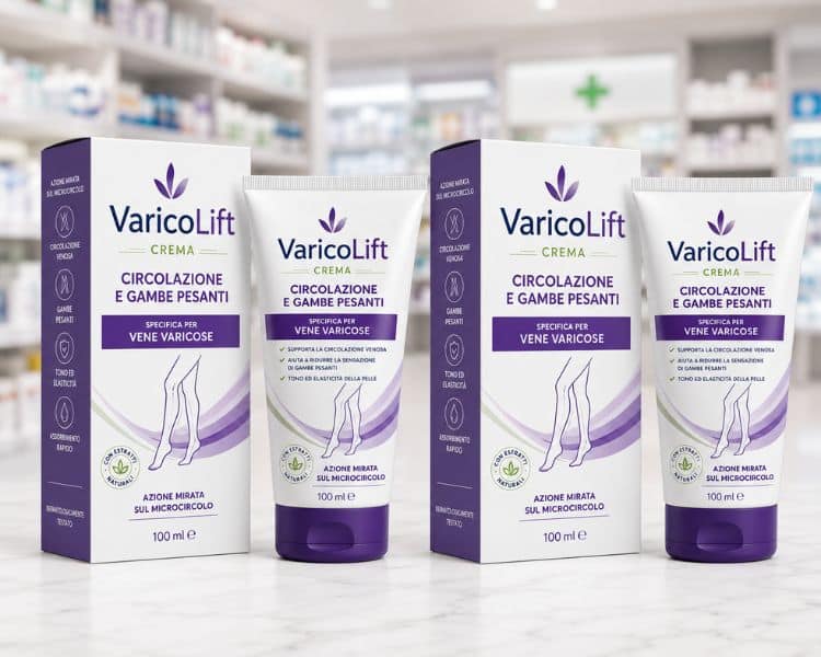 Crema VaricoLift per circolazione e gambe pesanti, trattamento microcircolatorio.