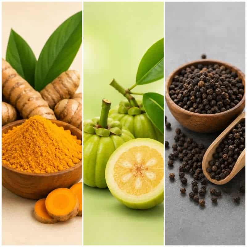 Radice di curcuma, goji e pepe nero, rimedi naturali per il diabete.