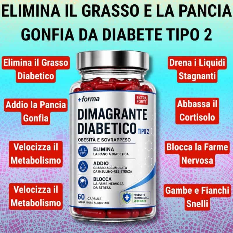 Integratore naturale per il controllo del diabete di tipo 2 e la riduzione del grasso.