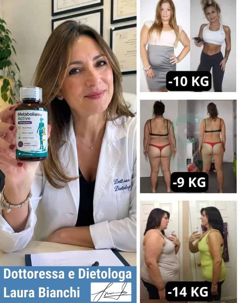 Integratore Metabolismo Active per perdita di peso e metabolismo.