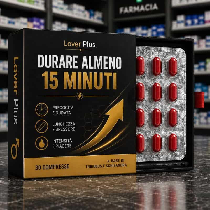 Integratore Lover Plus 1x con 30 compresse per migliorare la vitalità.